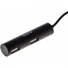 Разветвитель USB 2.0 Buro BU-HUB4-0.5R-U2.0 4порт.