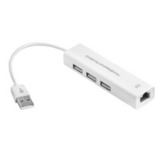 USB Hub iETOP DESIGN H35, mini, 4-порта, 10см, бел