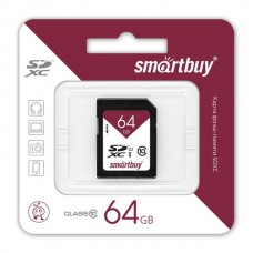 Флэш-карта SDXC  64 Gb SmartBuy class 10