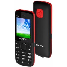 Сотовый телефон MAXVI C22 Black Red