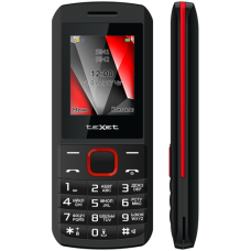 Сотовый телефон TEXET TM-127 Black Red