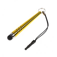Стилус LuazON Капля для планшета и телефона, 6 см, тепловой, с креплением, жёлтый   3916273