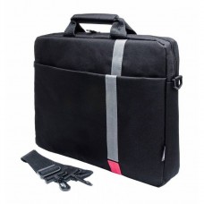 Сумка PC PET PCP-1001RD 15.6 Polyester HQ Classic Toplader Front compartment Red Patch Черный