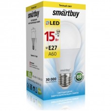 Светодиодная лампа Smartbuy SBL-A60-15-30K-E27