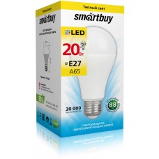 Светодиодная лампа Smartbuy SBL-A65-20-30K-E27