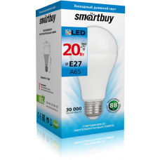 Светодиодная лампа Smartbuy SBL-A65-20-60K-E27