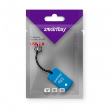 Картридер MicroSD SmartBuy SBR-706-B голубой
