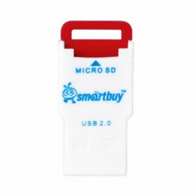 Картридер MicroSD SmartBuy SBR-707-R красный