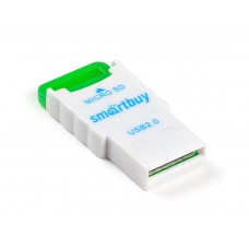 Карт-ридер USB2.0 Reader SmartBuy SBR-707-G зеленый