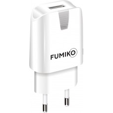 Зарядное устройство FUMIKO CH02 1USB 2А белое