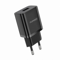 Зарядное устройство FUMIKO CH06 1USB 2.1А черное